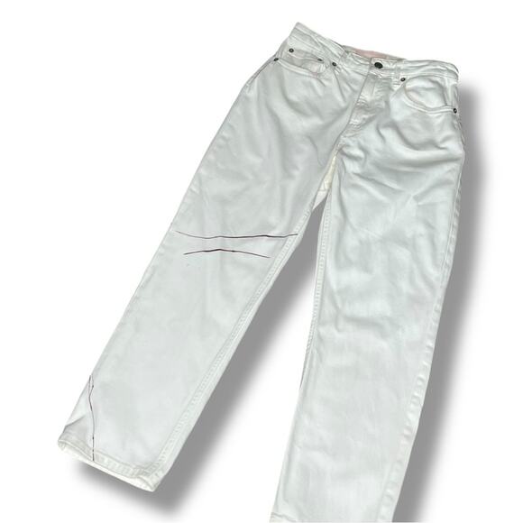 Everlane The High rise Straight Leg ankle jeans with paint splatter - Picture 7 of 8